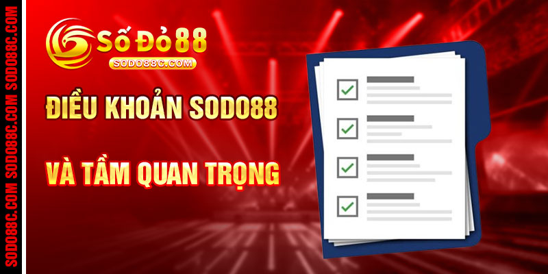 Điều Khoản SODO88C Và Tầm Quan Trọng Trong Cá Cược